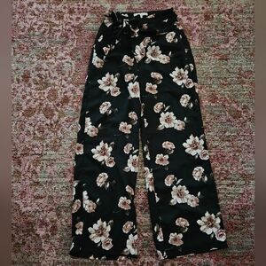 J.O.A. Floral Wide Leg Pants